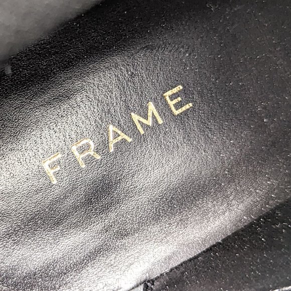 Frame Women Le Lexington black Fine Leather Chelsea Boots size 8.5 EUR 38.5 - Picture 8 of 10